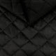 Polsterstoff Gestepptes Velours Rautenmuster 5x5 - Schwarz
