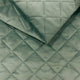 Polsterstoff Gestepptes Velours Rautenmuster 5x5 - Mint