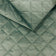 Polsterstoff Gestepptes Velours Rautenmuster 5x5 - Mint