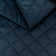 Polsterstoff Gestepptes Velours Rautenmuster 5x5 - Marineblau