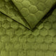 Polsterstoff Gestepptes Velours Hexagon - Olive