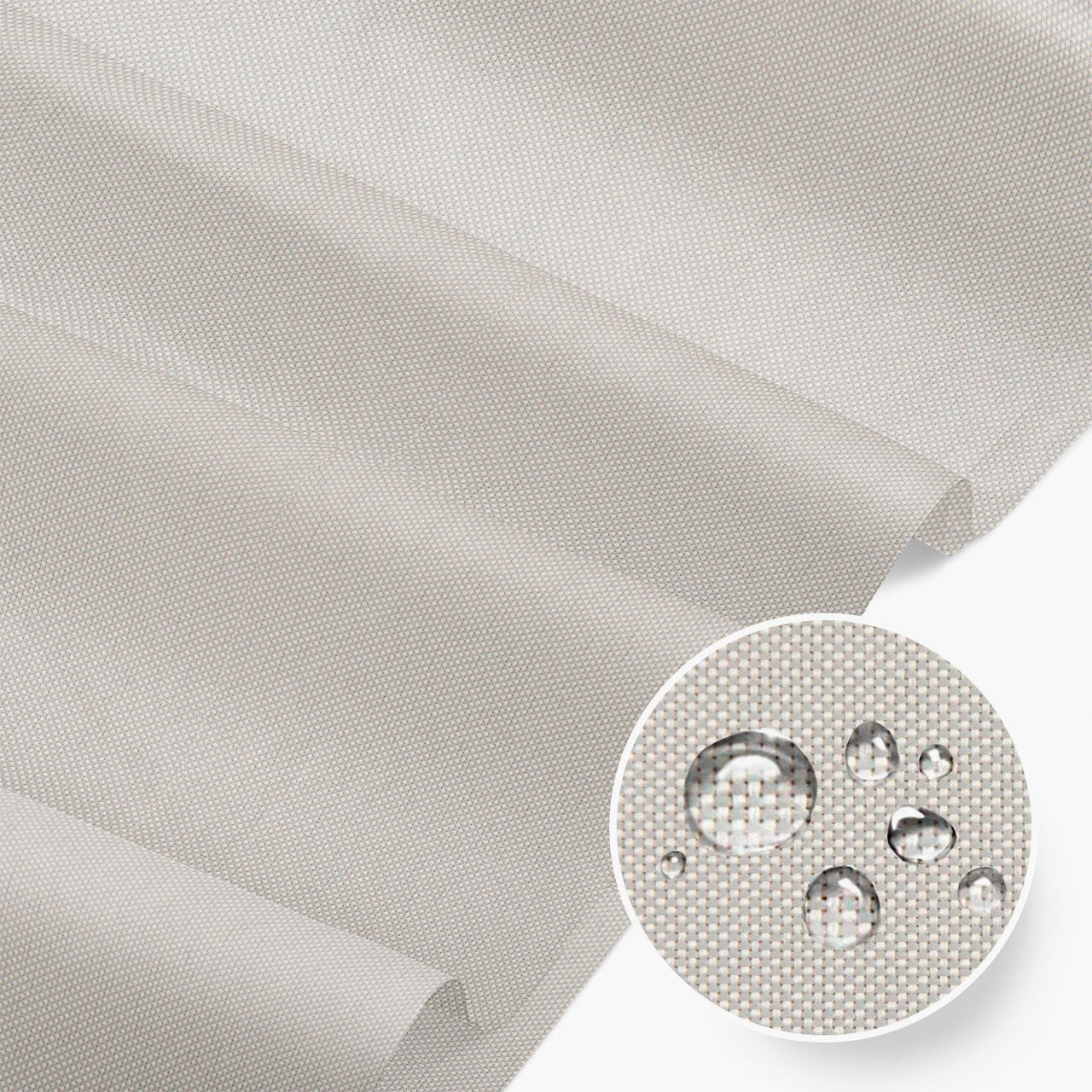 Water Resistant Fabric Oxford - Light Ash