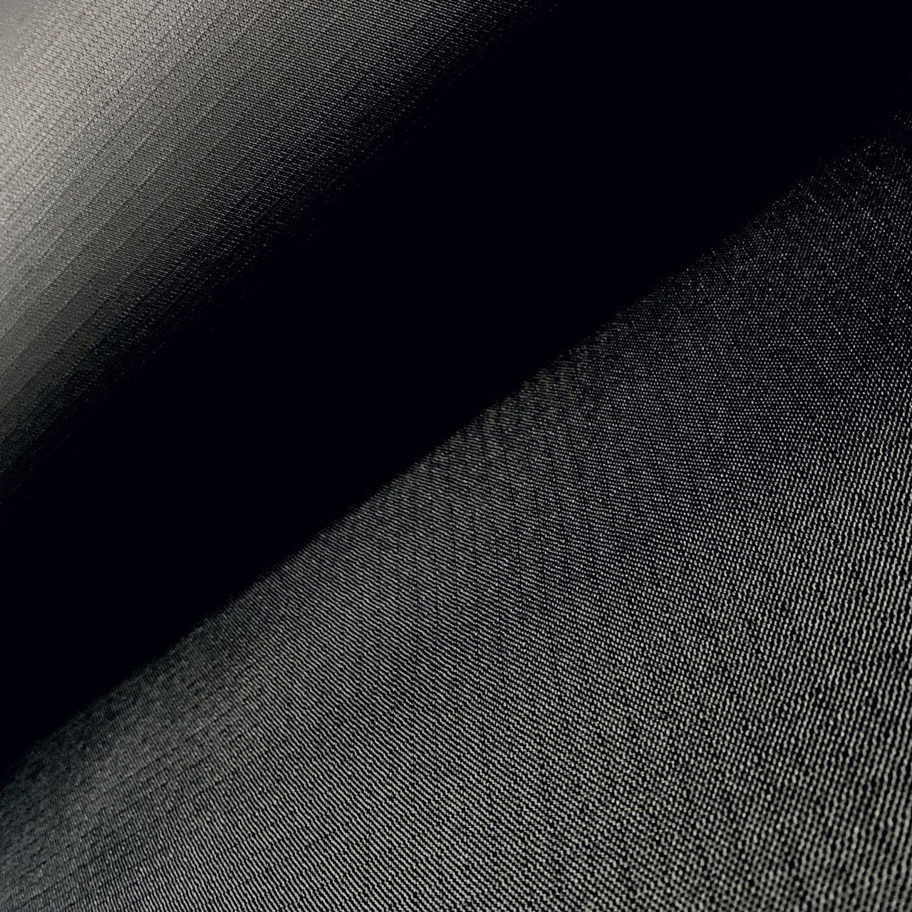 Water Resistant Fabric RIPSTOP PU - Black