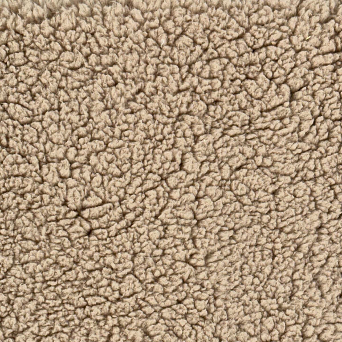 Gestrickter Schafwollfellstoff - Beige