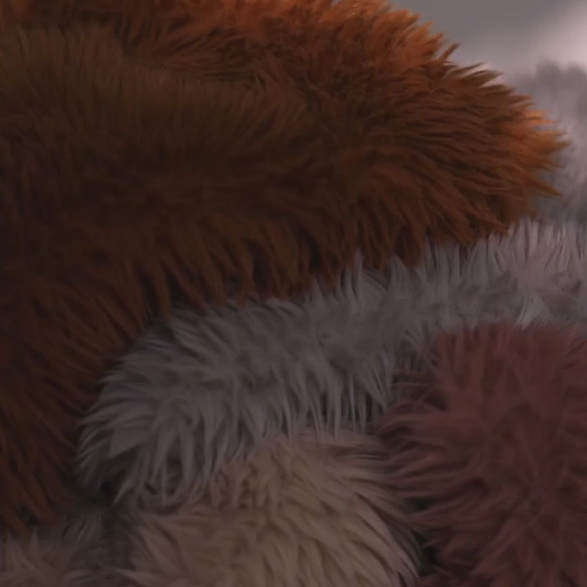 Video laden: Gestrickter zotteliger Stoff - Hell-Asche